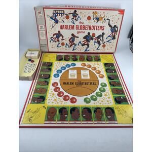 The Harlem Globetrotters Board Game 1971 Milton Bradley Basketball Game Night